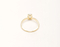 珠宝典雅的925纯银订婚戒指，带有水晶白CZ